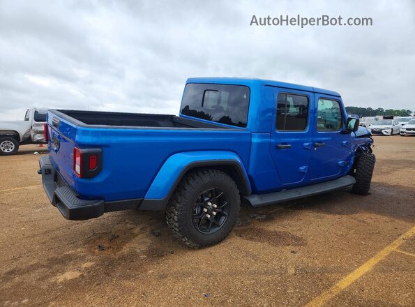 1C6PJTAG1SL538224 2025 JEEP GLADIATOR Blue Задня права чверть