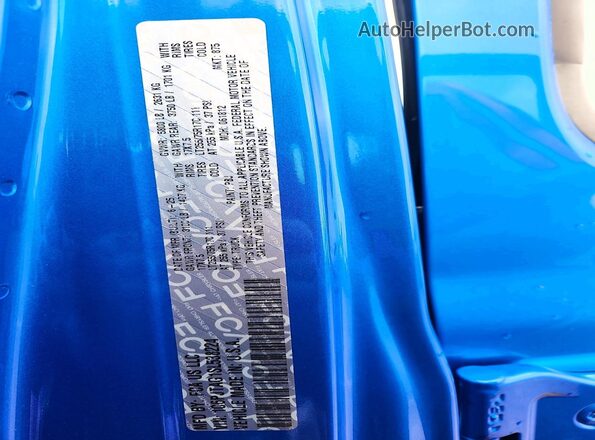 1C6PJTAG1SL538224 2025 JEEP GLADIATOR Blue Вид наклейки з VIN-кодом