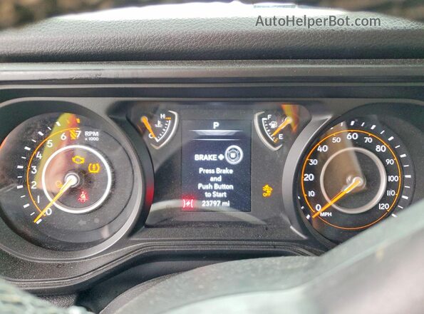 1C6PJTAG5SL528327 2025 JEEP GLADIATOR Зеленый Вид щитка приборов