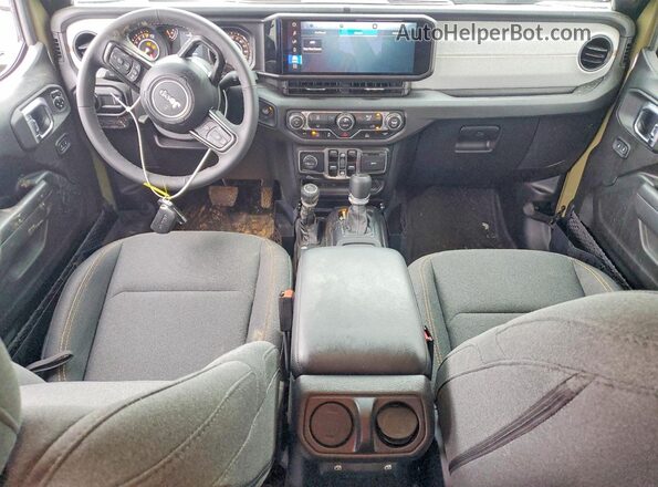 1C6PJTAG5SL528327 2025 JEEP GLADIATOR Зеленый Вид панели приборов