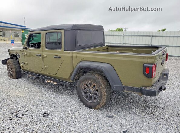 1C6PJTAG5SL528327 2025 JEEP GLADIATOR Зеленый Задняя левая четверть