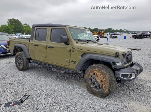 1C6PJTAG5SL528327 2025 JEEP GLADIATOR Зеленый Передняя правая четверть