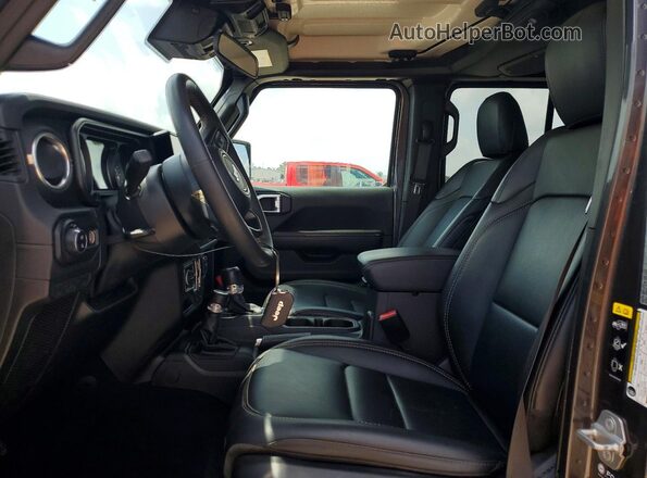 1C6PJTAG7SL505616 2025 JEEP GLADIATOR Gray Widok wnętrza z przodu