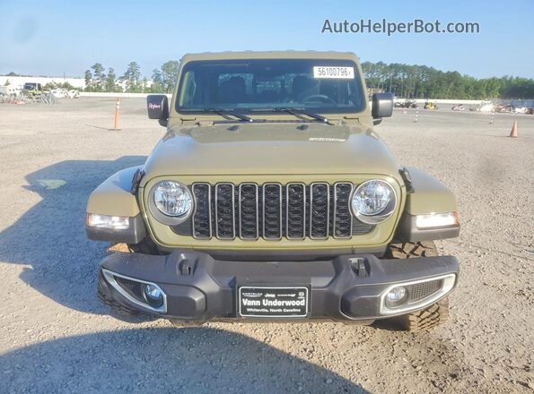 1C6PJTAG8SL550144 2025 JEEP GLADIATOR Зеленый Вид спереди