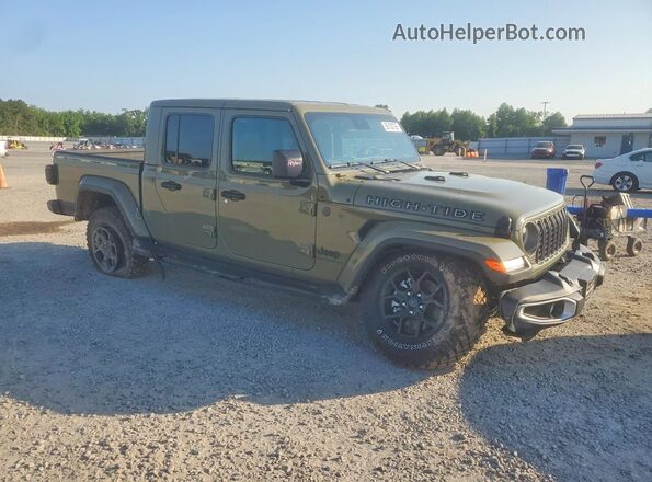 1C6PJTAG8SL550144 2025 JEEP GLADIATOR Зеленый Передняя правая четверть