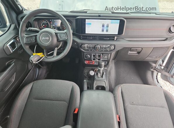 1C6RJTBG1SL550185 2025 JEEP GLADIATOR Синий Вид панели приборов