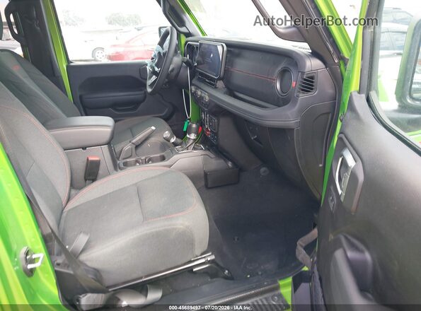 1C6RJTBG2SL544055 2025 JEEP GLADIATOR Green Вид салону спереду