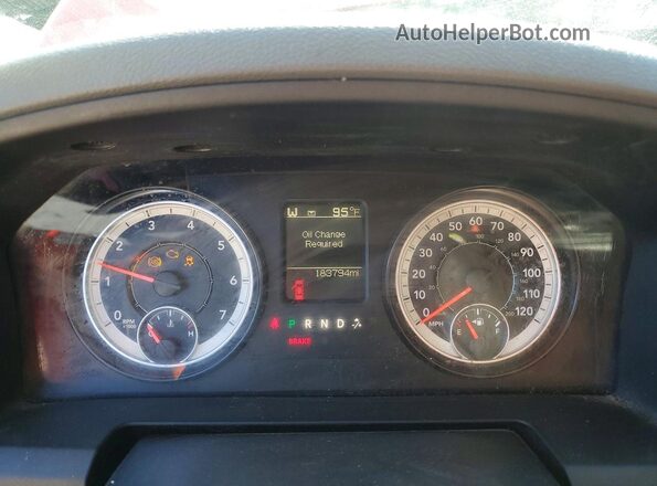 1C6RR6FG0GS261994 2016 RAM 1500 Красный Вид щитка приборов