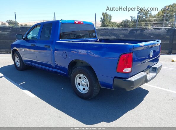 1C6RR6FG3GS382194 2016 RAM 1500 Blue Trasero izquierdo