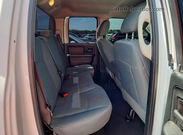 1C6RR6FG4HS658089 2017 RAM 1500 White Rear seats view
