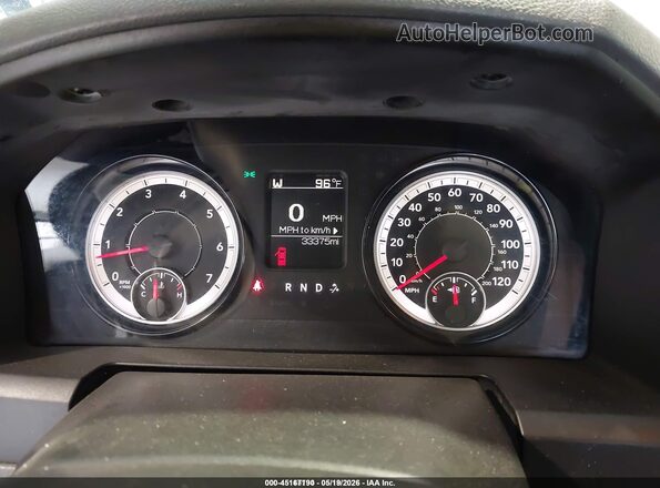 1C6RR6FG8JS303609 2018 RAM 1500 White უკანა სავარძლების ხედი