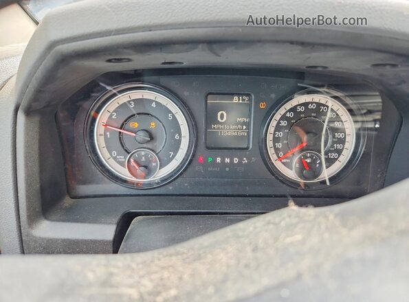 1C6RR6FG8KS529909 2019 RAM 1500 Черный Вид щитка приборов