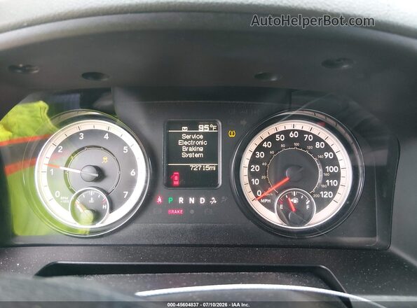 1C6RR6FG9JS347294 2018 RAM 1500 Red უკანა სავარძლების ხედი