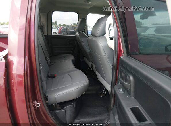 1C6RR6FG9JS347294 2018 RAM 1500 Red VIN კოდის სტიკერის ხედი