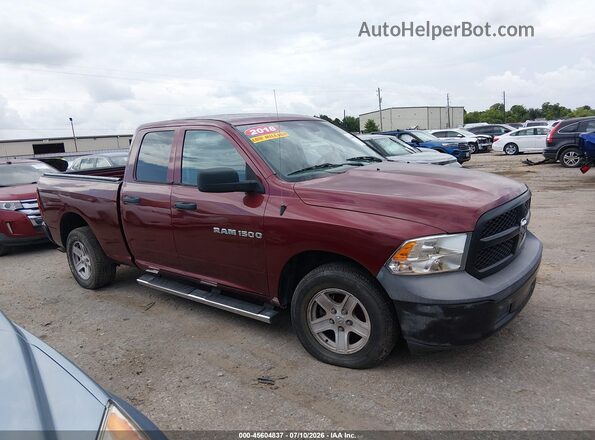 1C6RR6FG9JS347294 2018 RAM 1500 Red უკანა სალონის ხედი
