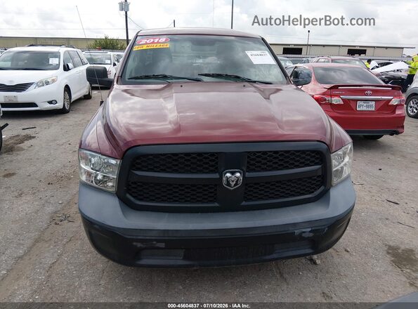 1C6RR6FG9JS347294 2018 RAM 1500 Red ხელსაწყოთა პანელის ხედი