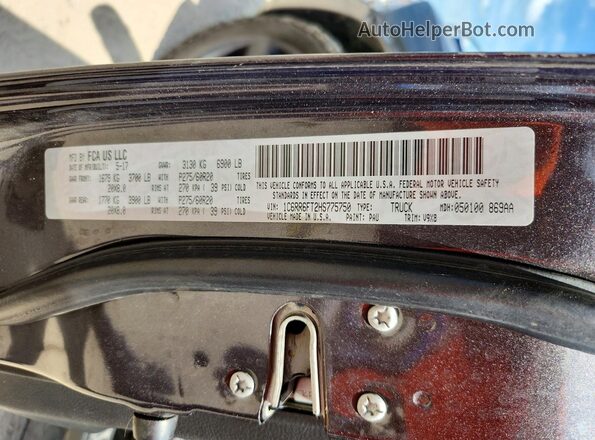 1C6RR6FT2HS775750 2017 RAM 1500 Серый Вид подкапотного пространства