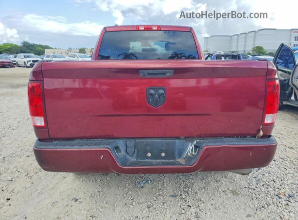 1C6RR6FT4JS244751 2018 RAM 1500 Red Vista trasera