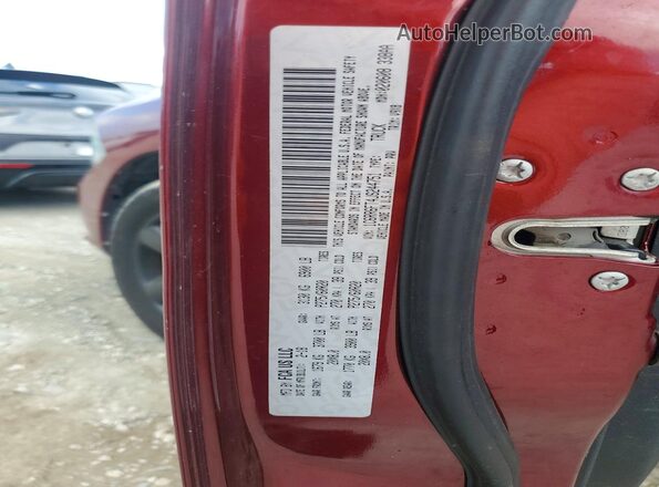 1C6RR6FT4JS244751 2018 RAM 1500 Red Vista del compartimento del motor