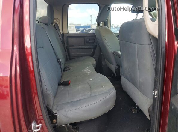 1C6RR6FT4JS244751 2018 RAM 1500 Red Vista de los asientos traseros