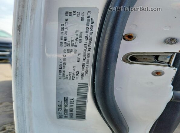 1C6RR6FT5MS533920 2021 RAM 1500 White VIN sticker view