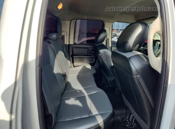 1C6RR6FT5MS533920 2021 RAM 1500 White Rear seats view
