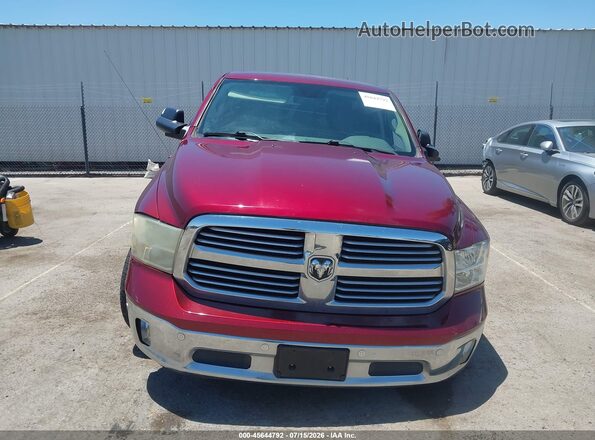 1C6RR6GT8JS211539 2018 RAM 1500 Бордовый Вид щитка приборов