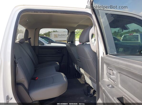 1C6RR6KG3JS317178 2018 RAM 1500 White Vista de la etiqueta del VIN