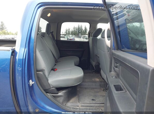 1C6RR6KG4JS293831 2018 RAM 1500 Blue Vista de la etiqueta del VIN