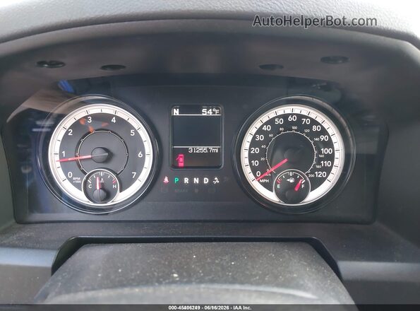 1C6RR6KG6JS293832 2018 RAM 1500 Blue Rear seats view