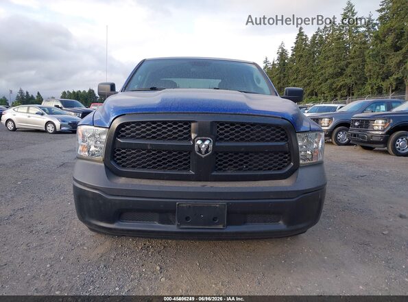 1C6RR6KG6JS293832 2018 RAM 1500 Blue Instrument cluster view
