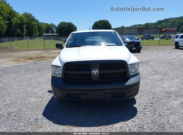 1C6RR6KG6JS298612 2018 RAM 1500 White Instrument cluster view