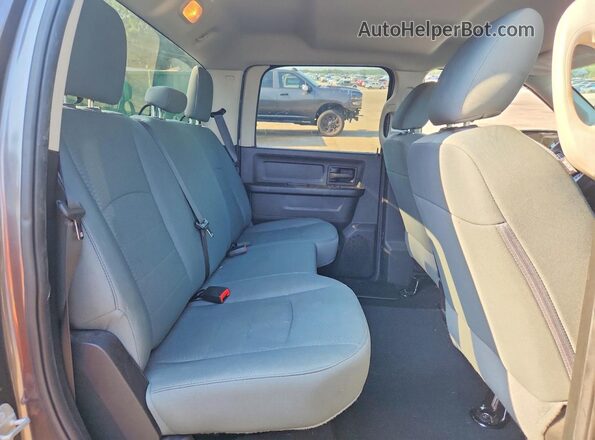 1C6RR6KG6JS304750 2018 RAM 1500 Charcoal Rear seats view