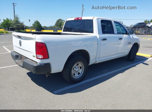 1C6RR6KG7JS347283 2018 RAM 1500 Белый Задняя правая четверть