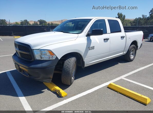 1C6RR6KG7JS347283 2018 RAM 1500 Белый Передняя левая четверть