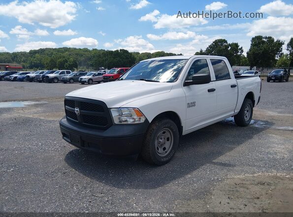 1C6RR6KG8GS367888 2016 RAM 1500 White Առջևի ձախ երեք քառորդ տեսարան