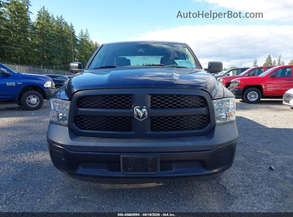1C6RR6KG8JS296523 2018 RAM 1500 Blue Instrument cluster view