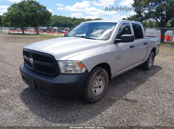 1C6RR6KG9GS355068 2016 RAM 1500 Silver Առջևի ձախ երեք քառորդ տեսարան