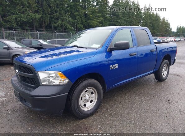 1C6RR6KG9JS298622 2018 RAM 1500 Синий Передняя левая четверть