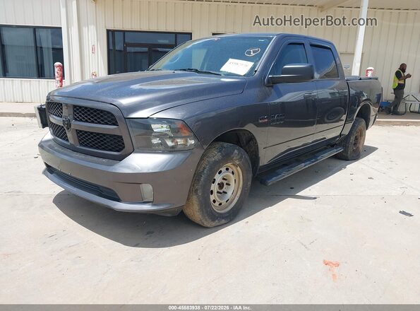 1C6RR6KT2HS679509 2017 RAM 1500 Gray Առջևի ձախ երեք քառորդ տեսարան