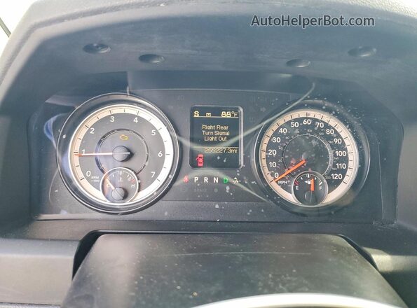 1C6RR6KT9GS223733 2016 RAM 1500 Gray Instrument cluster view