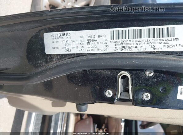 1C6RR6LG6GS155442 2016 RAM 1500 Black Vista del compartimento del motor