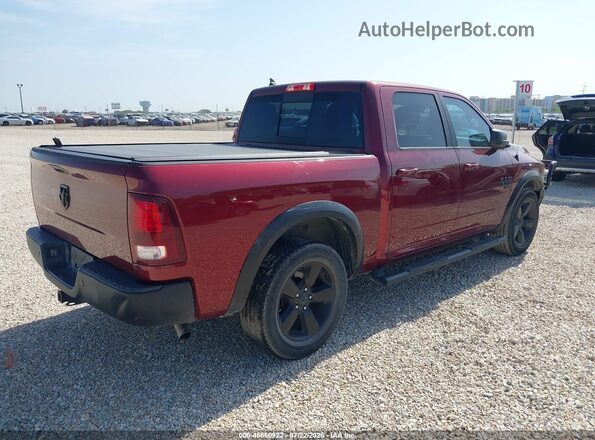 1C6RR6LG6KS667419 2019 RAM 1500 CLASSIC Maroon Tył prawy