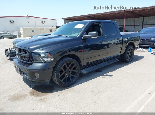 1C6RR6LM0JS354063 2018 RAM 1500 Black Передня ліва чверть