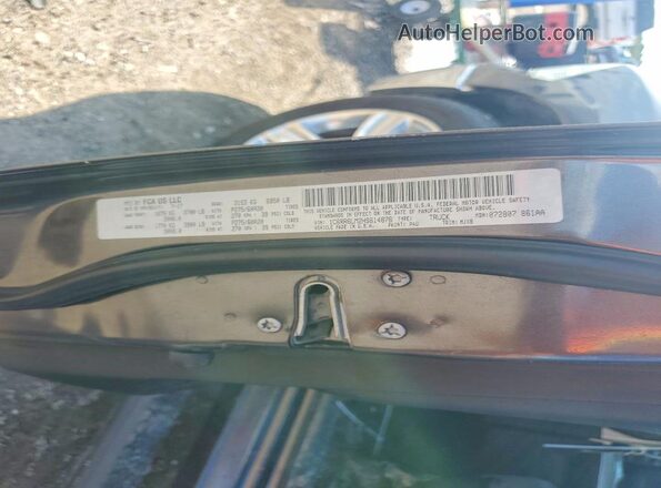 1C6RR6LM2HS614876 2017 RAM 1500 Gray Vista de la etiqueta del VIN