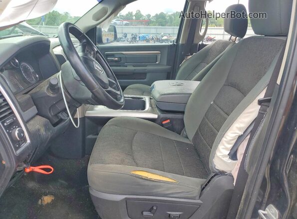 1C6RR6LT0GS155630 2016 RAM 1500 Black Front interior view