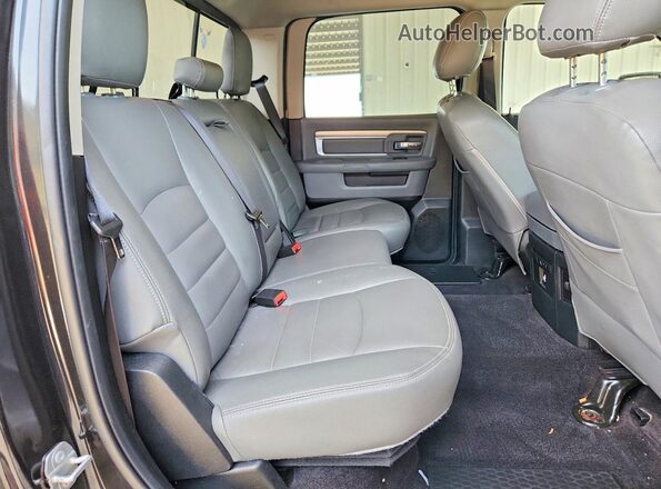 1C6RR6LT1HS525422 2017 RAM 1500 Black Rear seats view