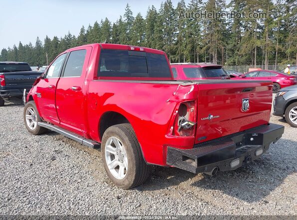 1C6RR6LT1JS127214 2018 RAM 1500 Красный Задняя левая четверть
