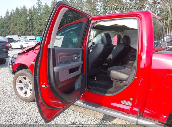 1C6RR6LT1JS127214 2018 RAM 1500 Красный Вид наклейки с VIN-кодом