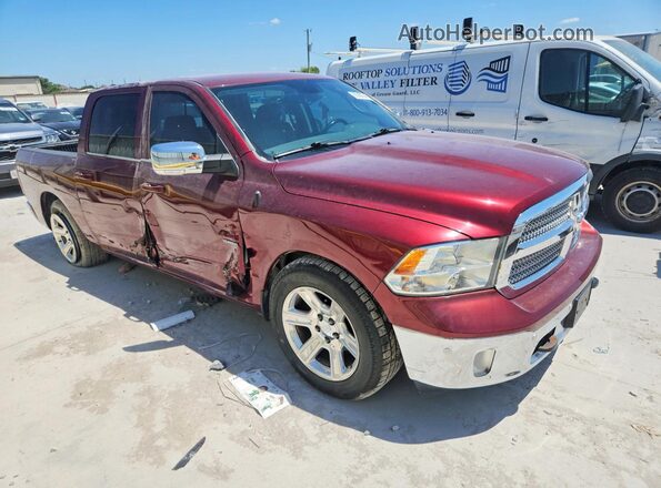 1C6RR6LT2KS604864 2019 RAM 1500 Бордовый Передняя правая четверть